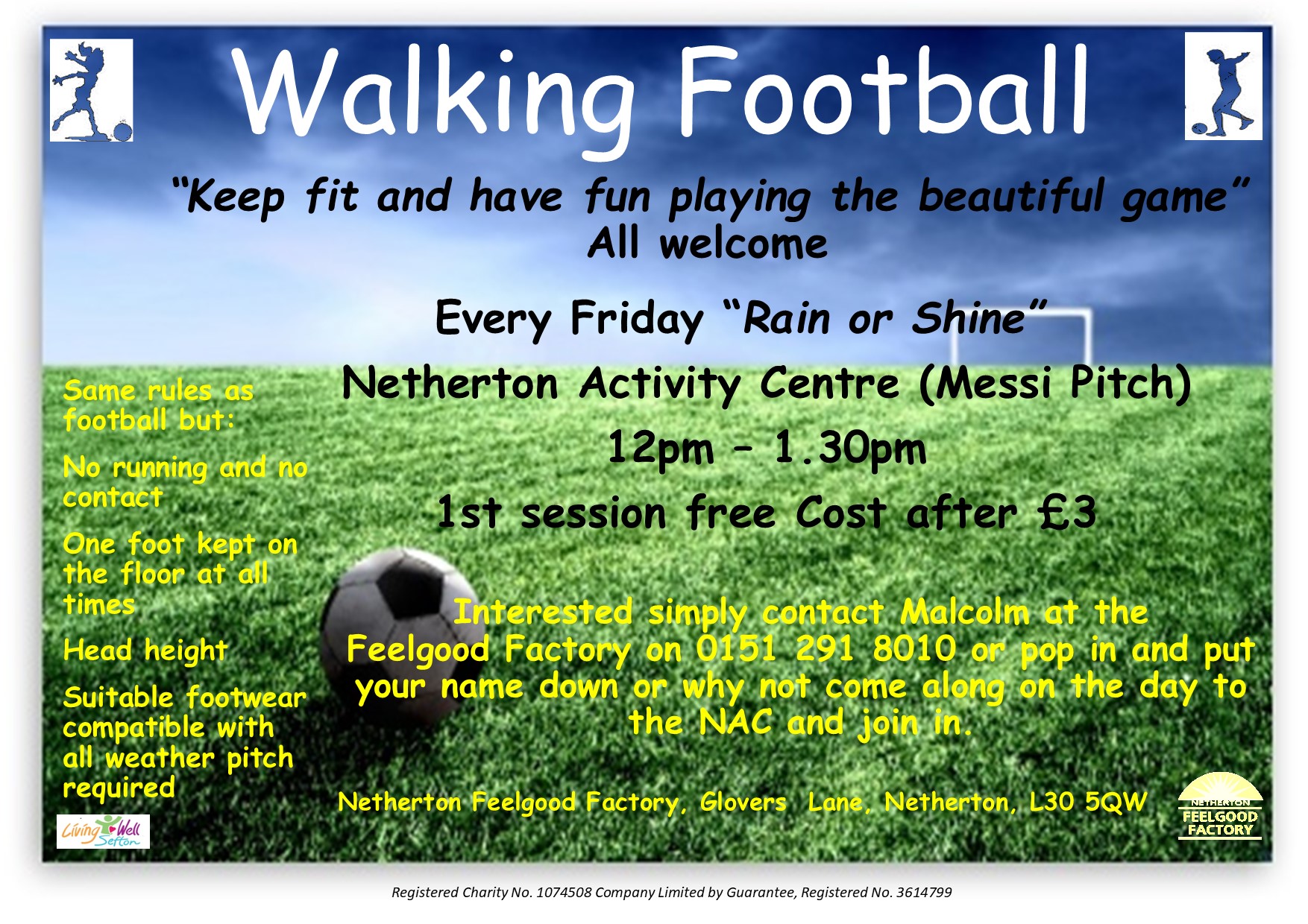 Walking Football updated march 22